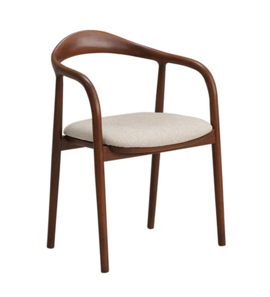 CHAISE FINEO BOIS MARRON