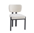 Chaise baguette métal noir