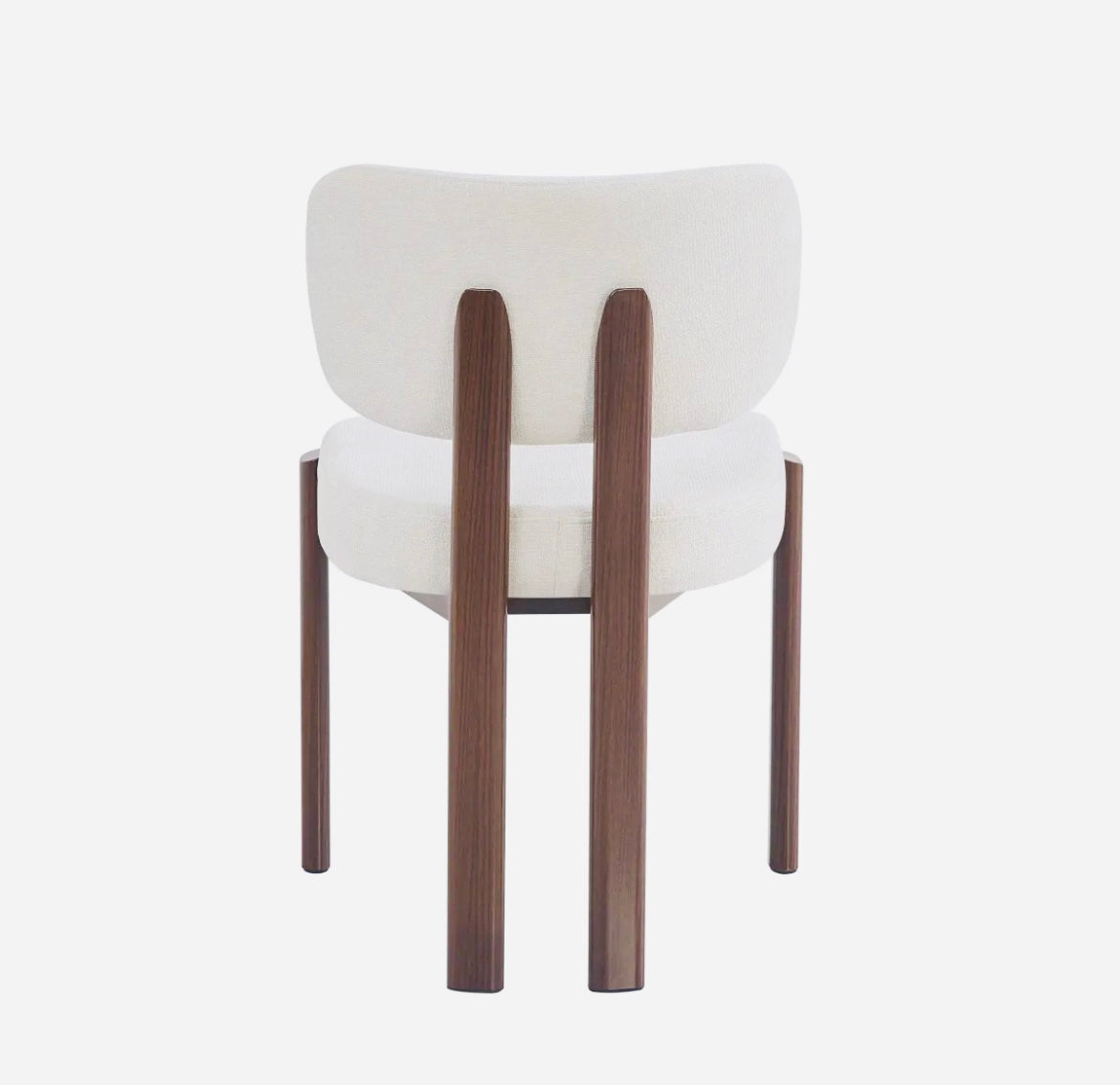 Chaise baguette métal marrons noyé