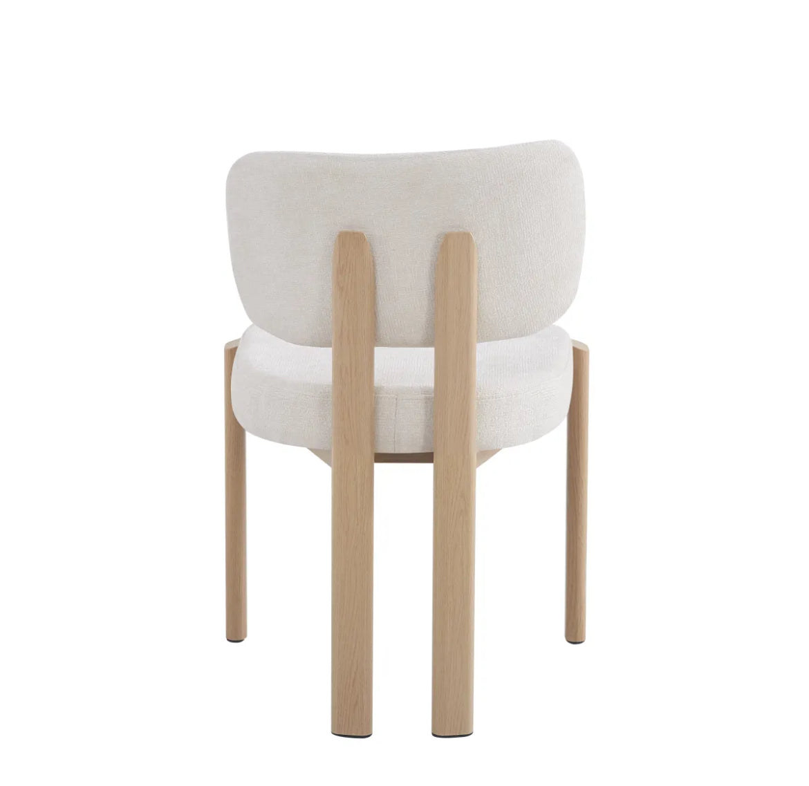 Chaise baguette métal marrons clairs