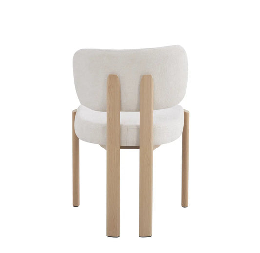 Chaise ANDRÉA métal marrons clairs