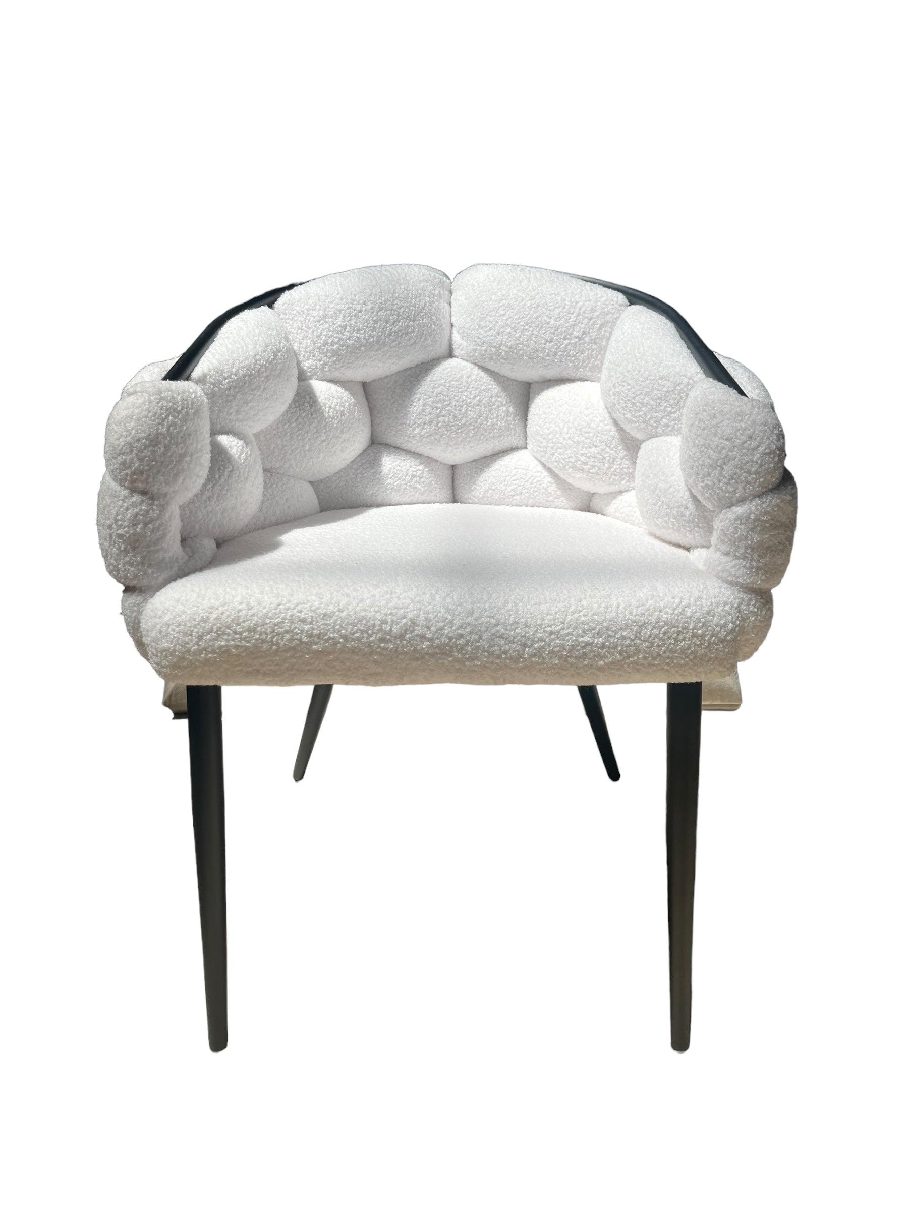 CHAISE BALLON LAINE BOUCLÉE