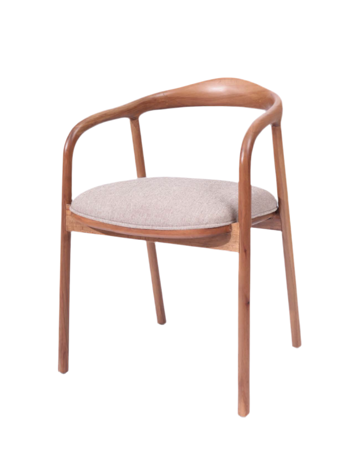 CHAISE BOA en BOIS MARRON