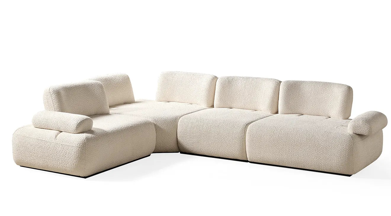 CANAPÉ D’ANGLE MODULABLE EXTENSIBLE ANAID