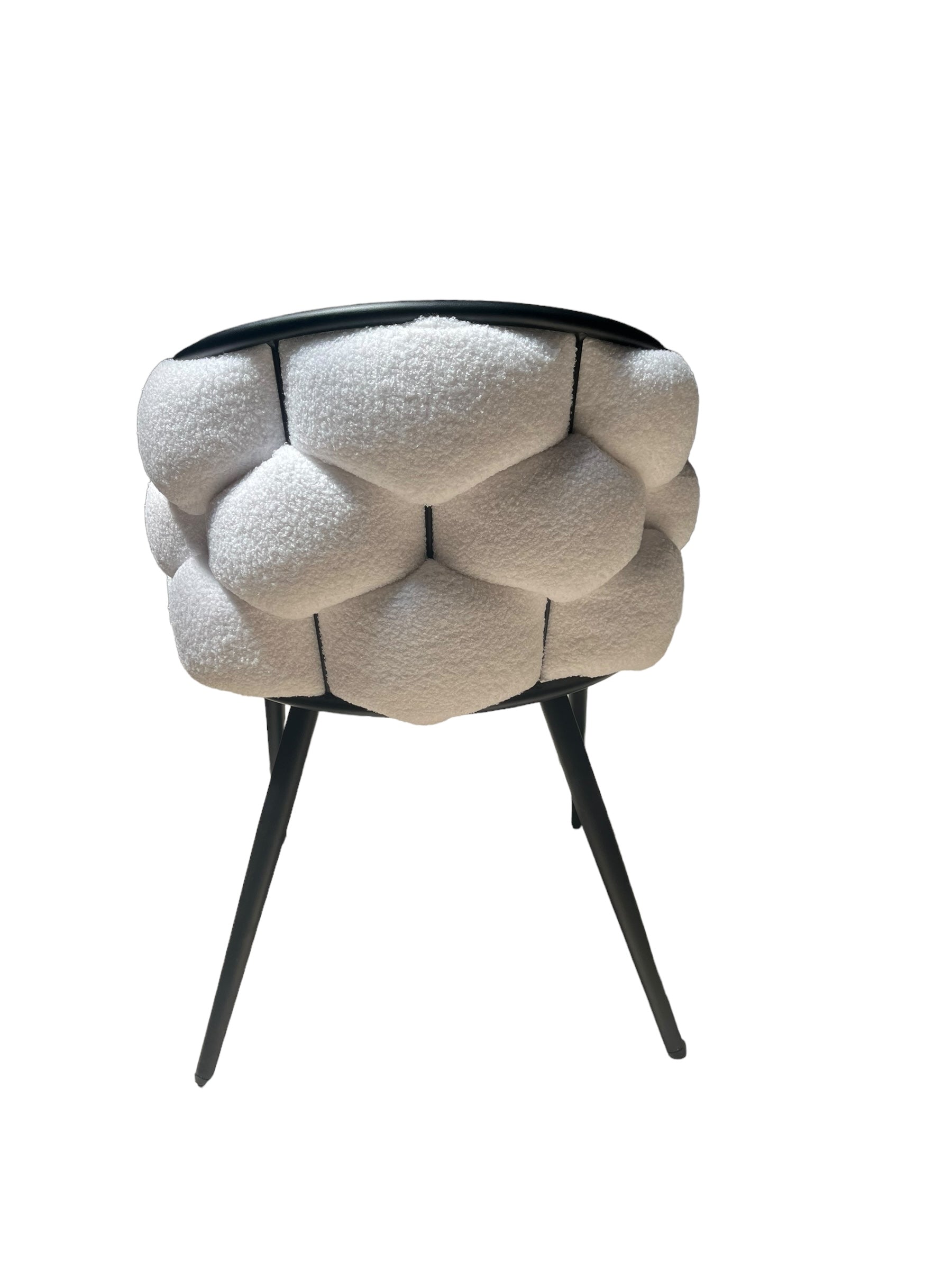 CHAISE BALLON LAINE BOUCLÉE