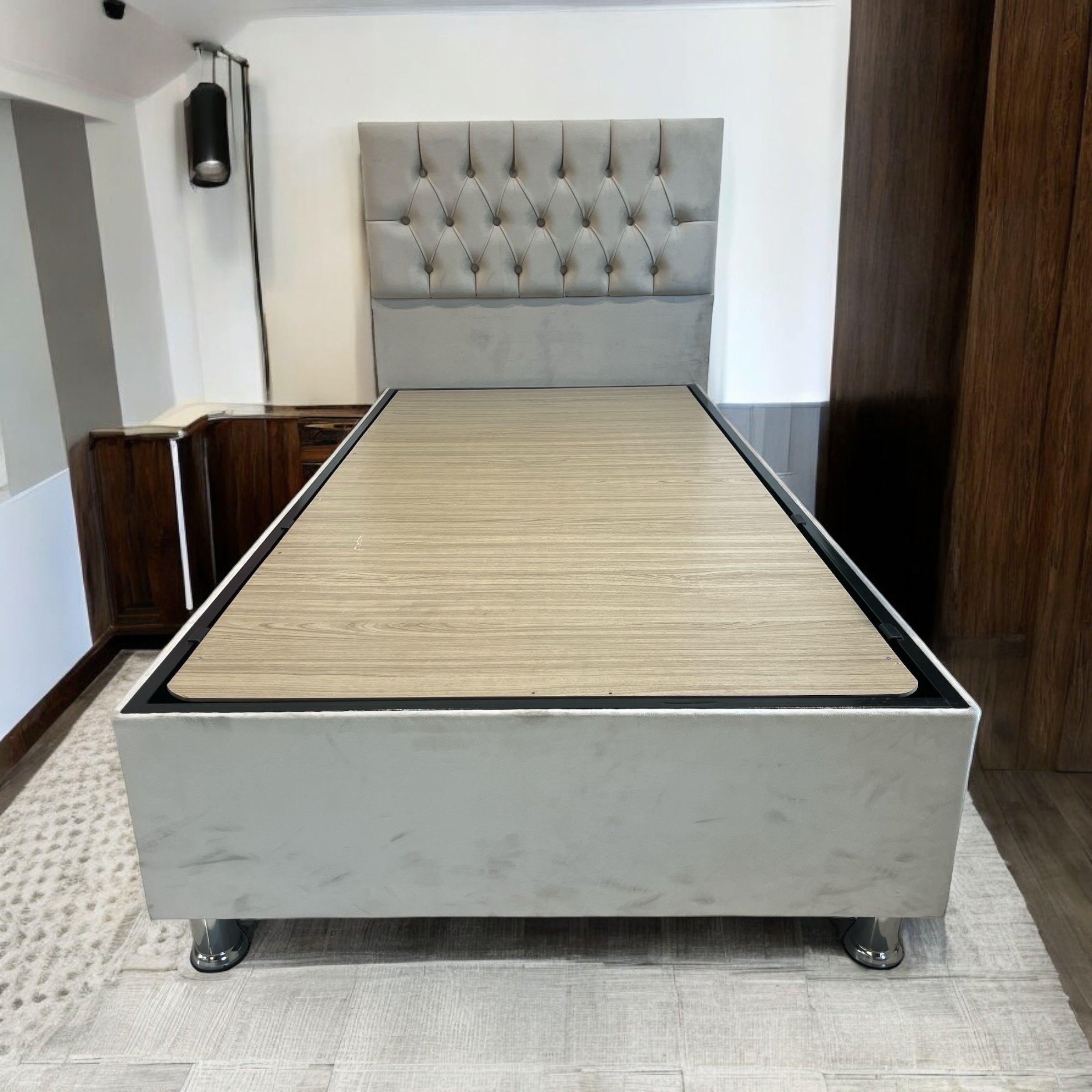 LIT COFFRE SOLIDE 90x190