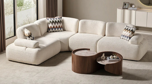 CANAPÉ D’ANGLE MODULABLE EXTENSIBLE ANAID