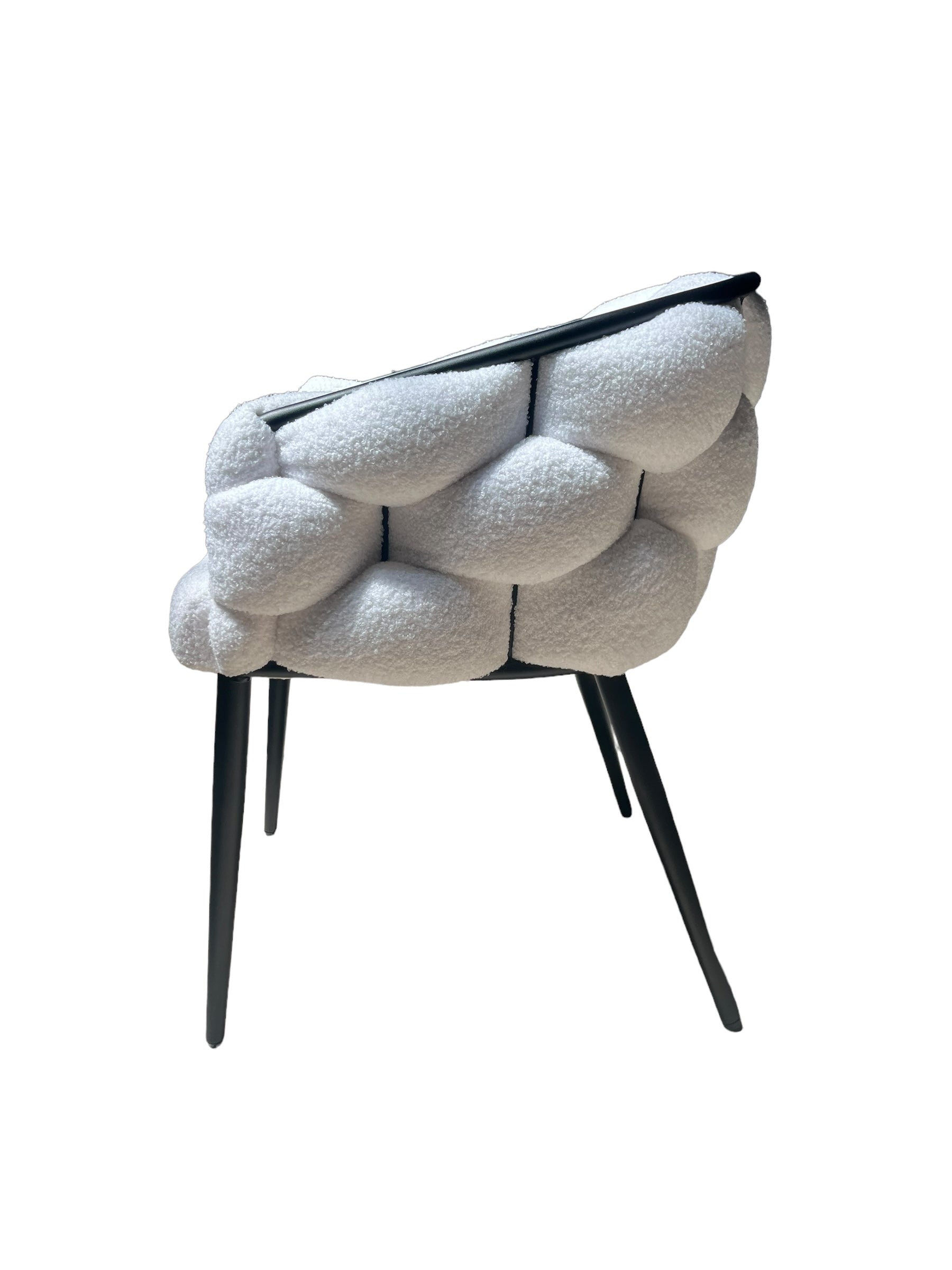 CHAISE BALLON LAINE BOUCLÉE