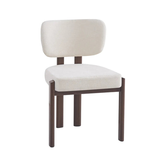 Chaise ANDRÉA métal marrons noyé