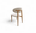 CHAISE BOHÈME MÉTAL EFFET BOIS CLAIR
