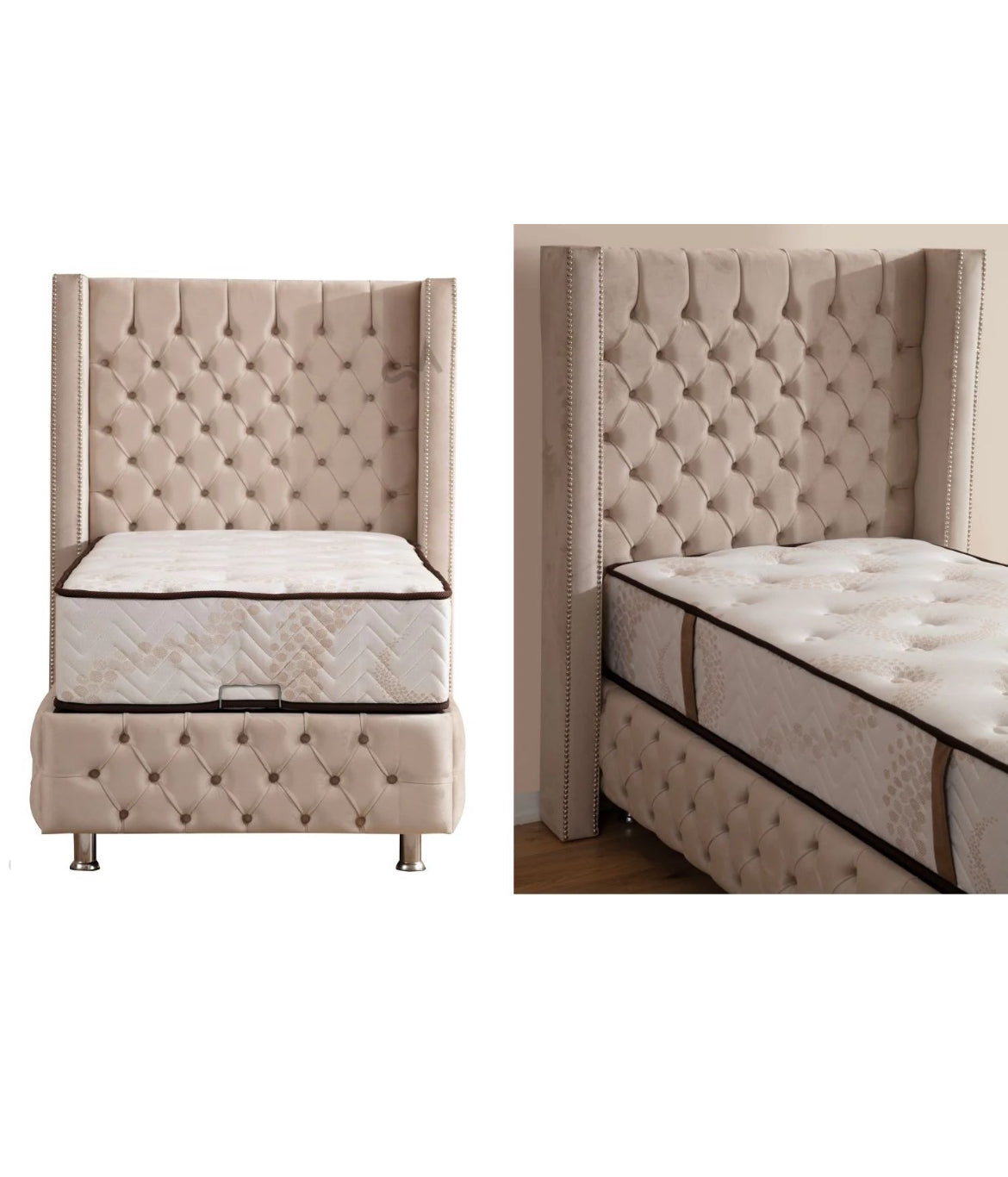LIT COFFRE MARSILYA 90x190
