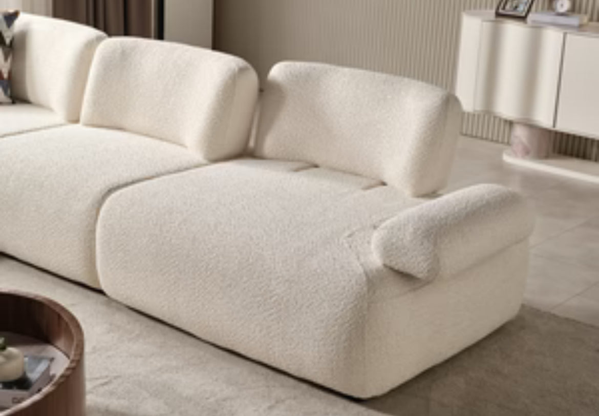 CANAPÉ D’ANGLE MODULABLE EXTENSIBLE ANAID