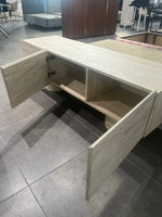 Meuble TV effet travertin