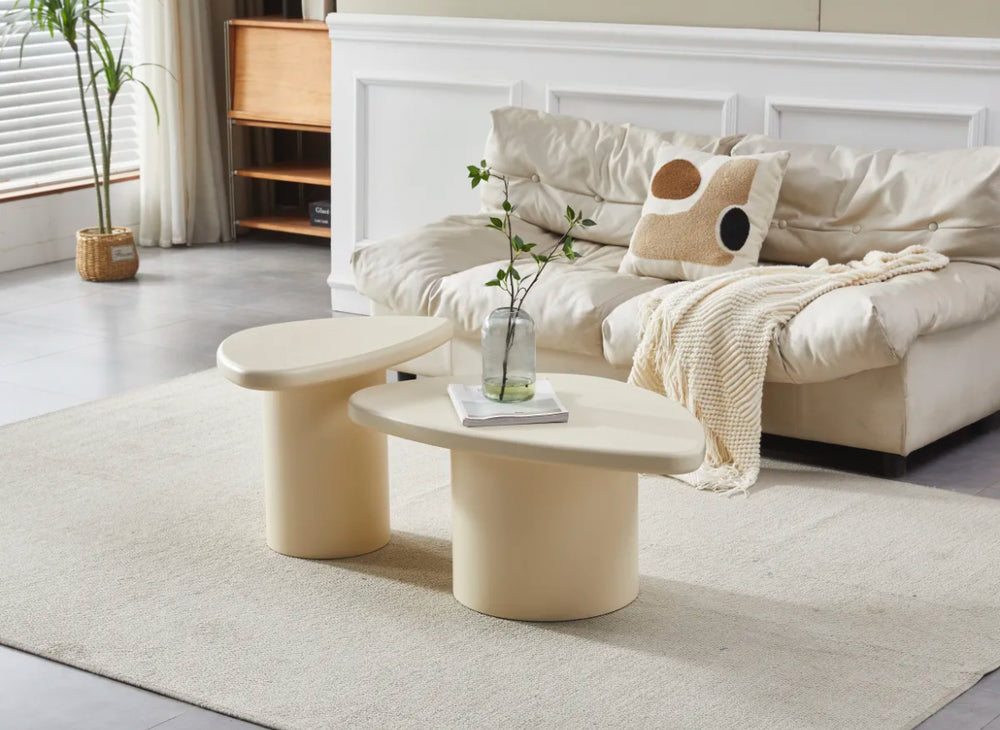 Table basse MYKONOS duo beige