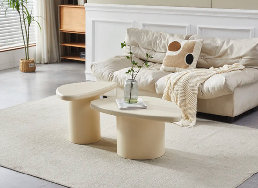 Table basse MYKONOS duo beige