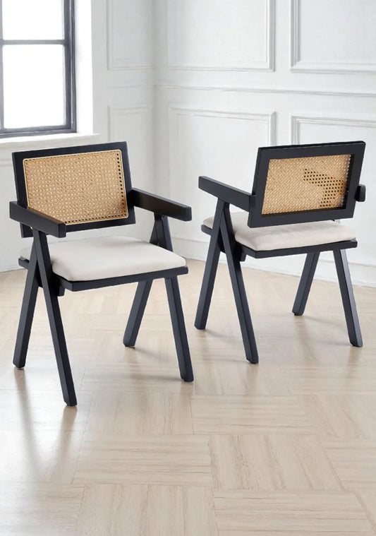 Chaise ROTINA bois noir