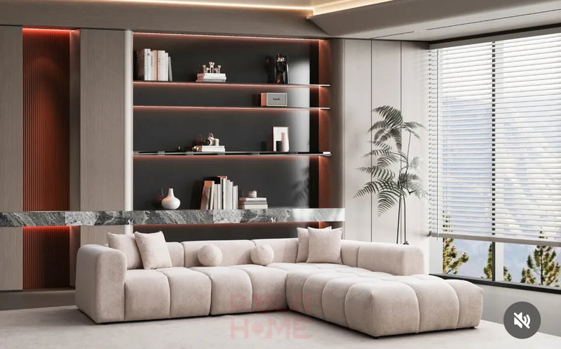 CANAPÉ D’ANGLE LINDA MODULABLE