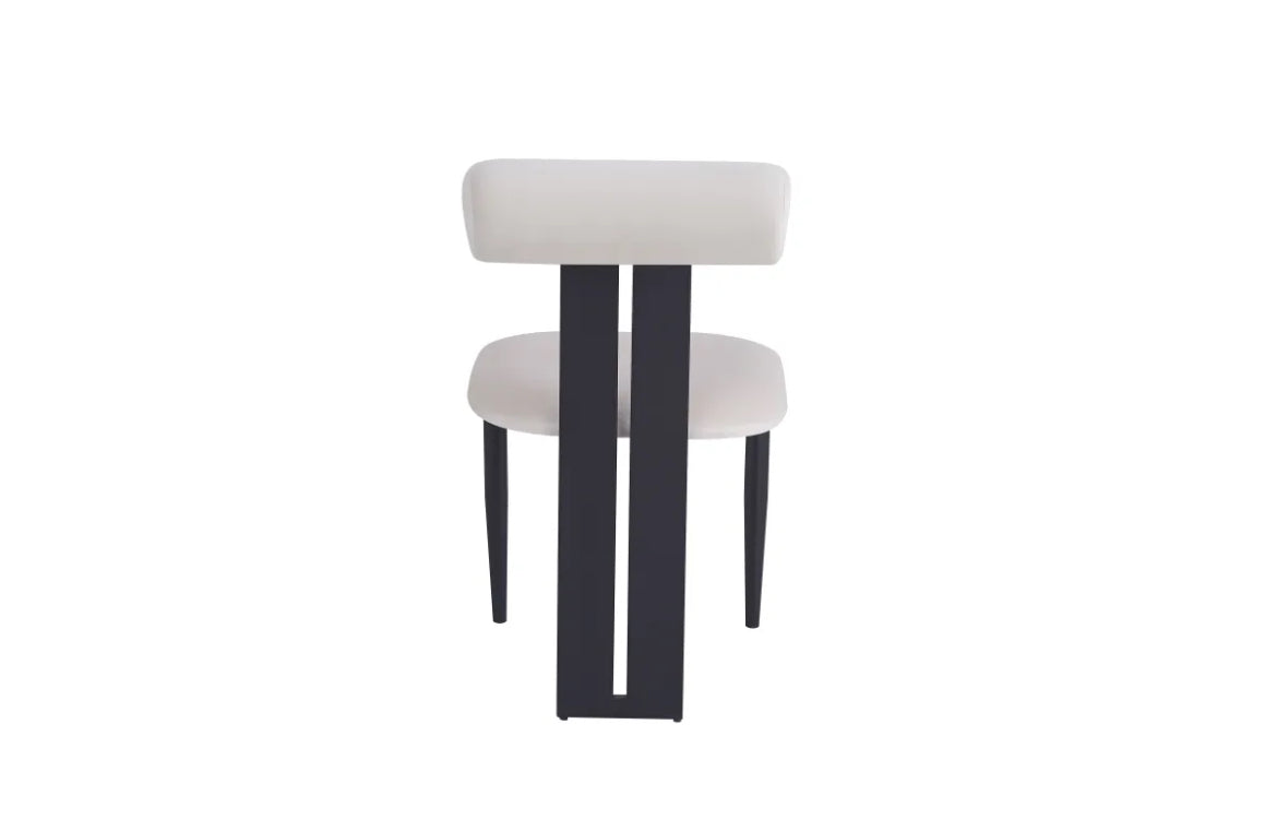 Chaise TIFFANY métal noir