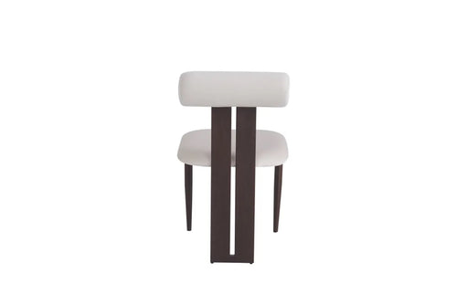 Chaise TIFFANY métal effet marrons noyé
