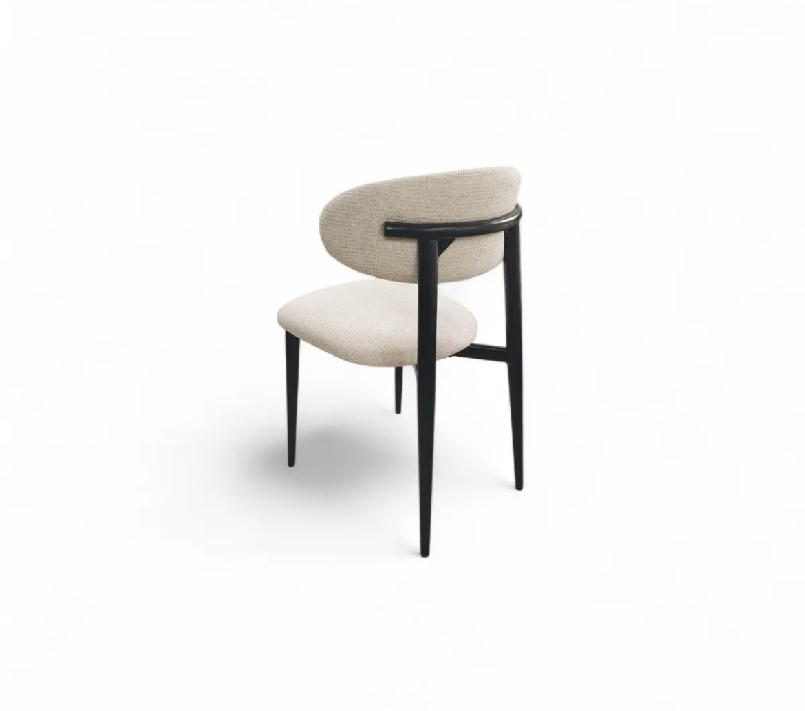 CHAISE BOHÈME MÉTAL NOIR