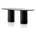 TABLE À MANGER SONIA OVALE NOIR