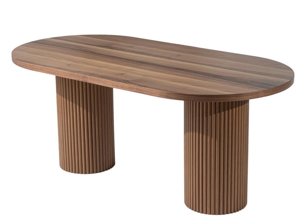 TABLE À MANGER SONIA OVALE BOIS MARRONS