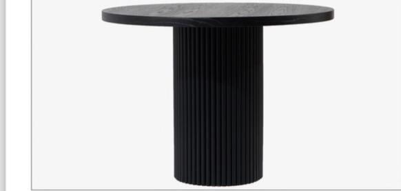 TABLE À MANGER SONIA RONDE NOIR