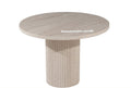 TABLE À MANGER SONIA RONDE EFFET TRAVERTIN